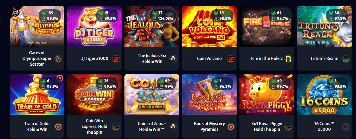 Casino igre u HellSpin Casinu