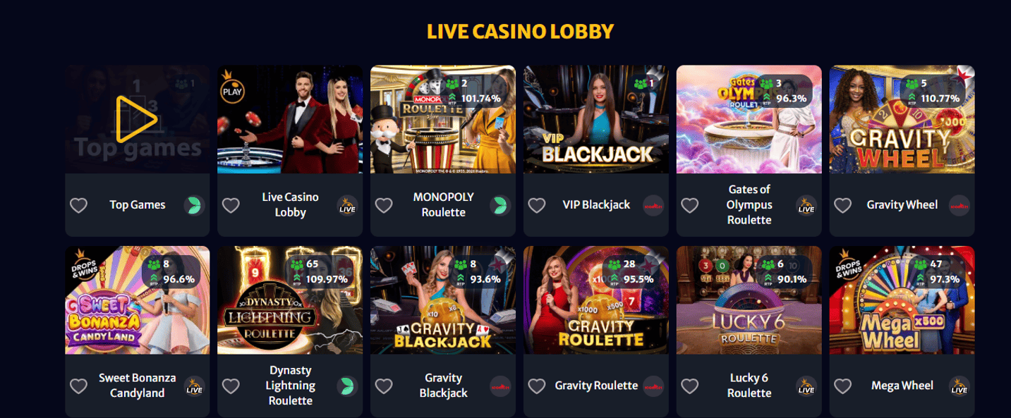 Casino igre uživo Hellspin
